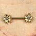 Daisy Flower Nipple Bar-0