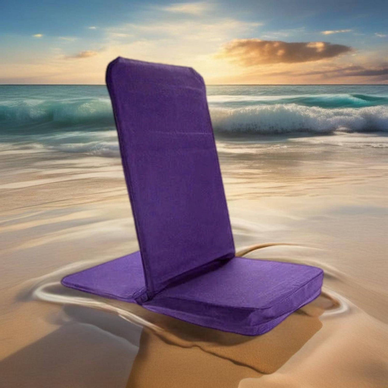 Meditation stackable floor  Chair with Back rest - Non folding