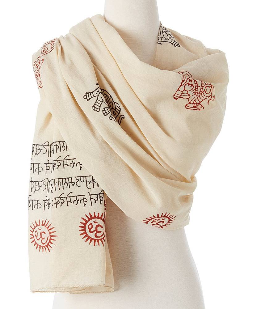 Ganesh Mantra blessing  Prayer Shawl