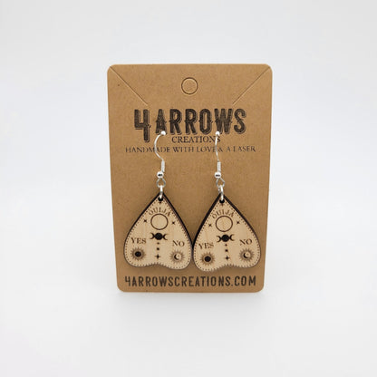 Ouija Board Dangle Earrings - 4 Arrows Creations