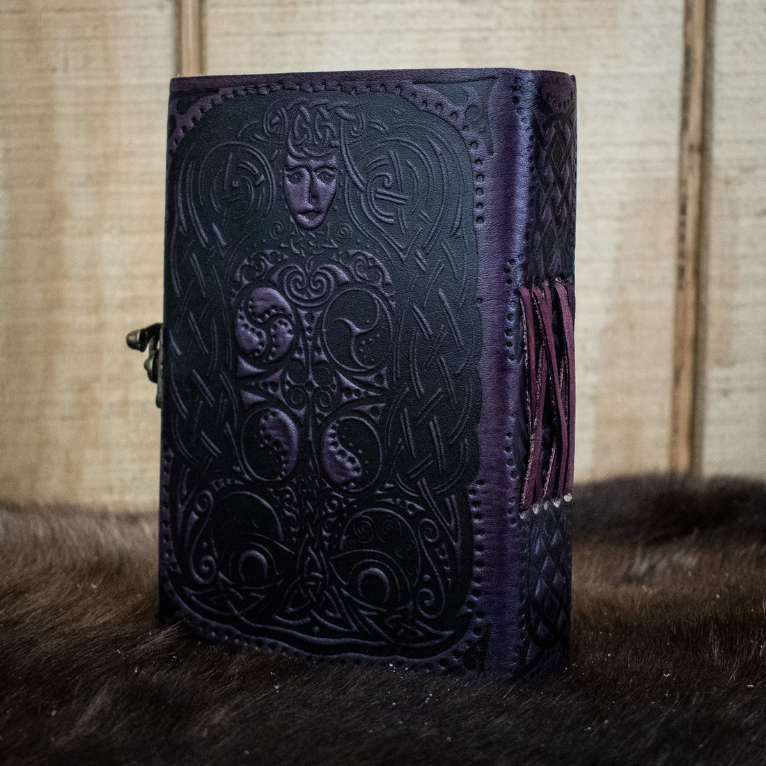 &quot;Owl - Lady of the Forest&quot; Leather Journal-1