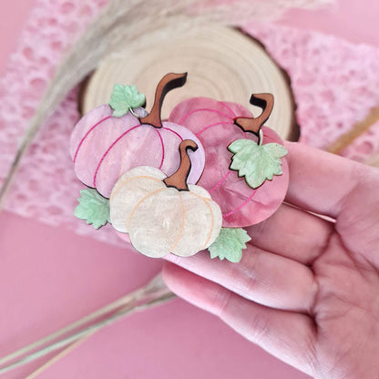 Pumpkin Patch Brooch by Cherryloco Jewellery-4