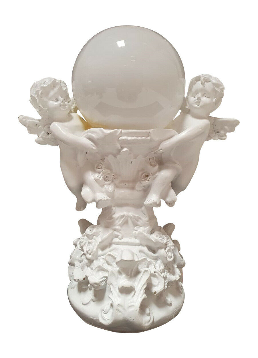 ANGELS HOLDING LIGHT FIGURINE WITH SOLAR LIGHT-5