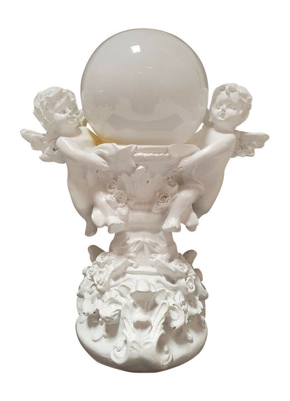 ANGELS HOLDING LIGHT FIGURINE WITH SOLAR LIGHT-5