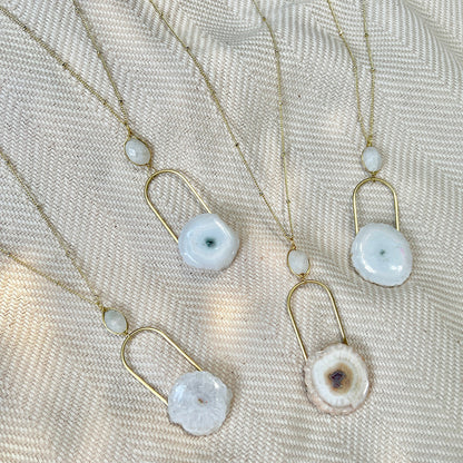 Solar Quartz Eye Necklace-4