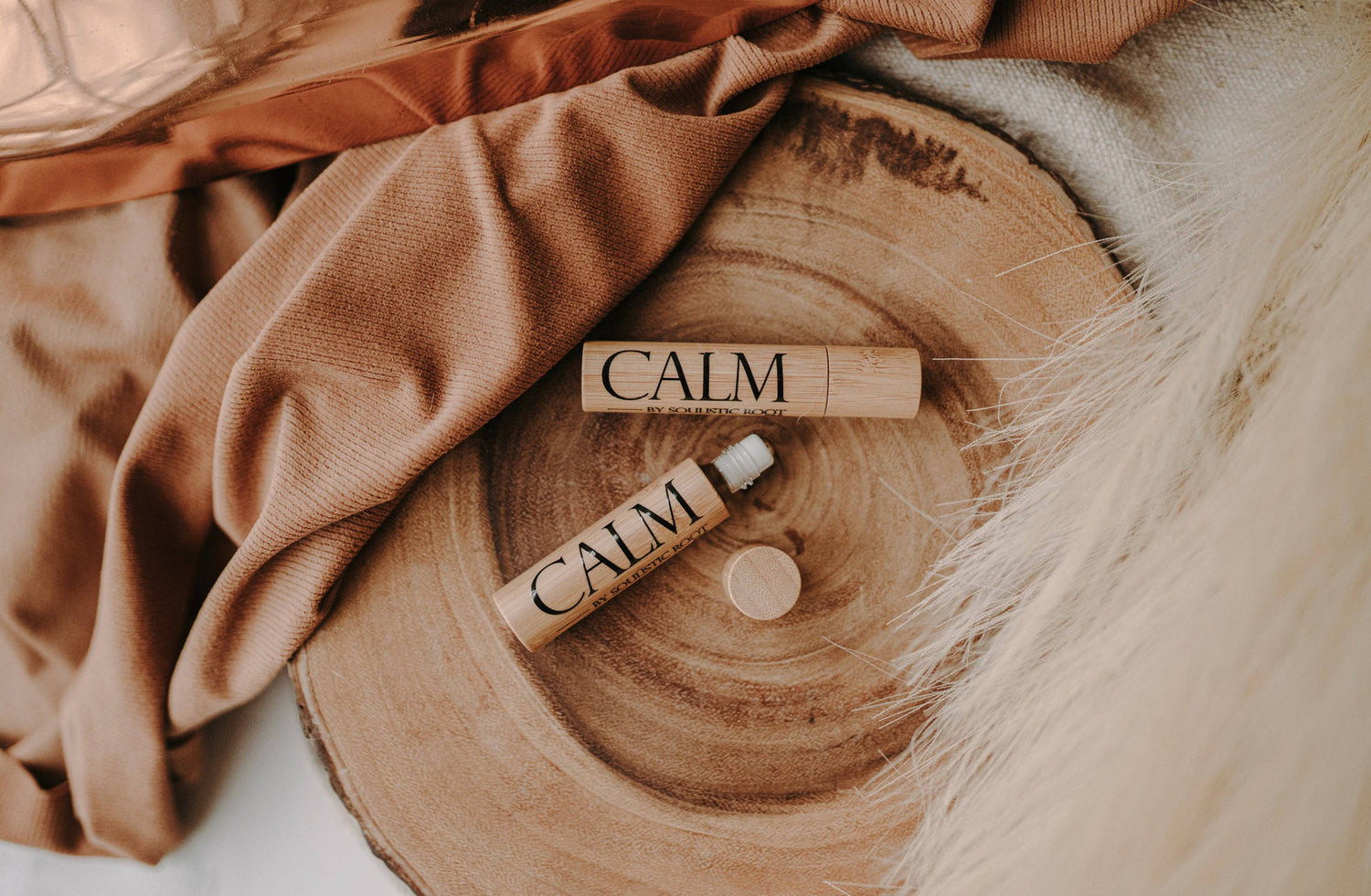 Calm Essential Oil Bamboo Roller