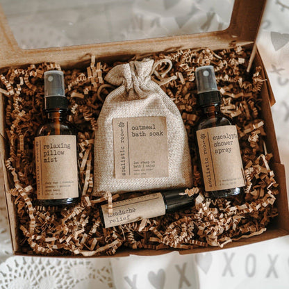 Gift Set | Shower Spray, Pillow Mist, Oatmeal Soak, Headache Relief