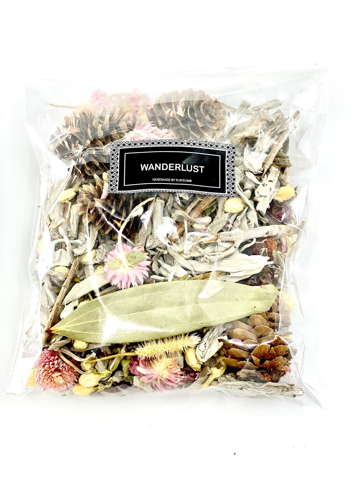 Wanderlust, Wildflower &amp; Sage, Naturally Scented, Loose Dried Flowers, Flower Confetti, Potpourri, 2 oz