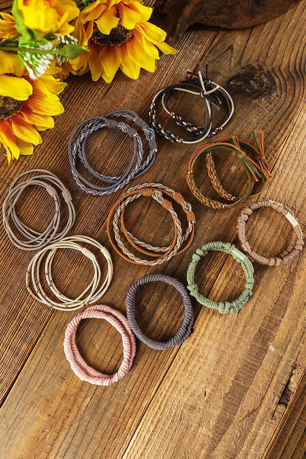 Boho Knotted Hair Ties | 10-piece Set