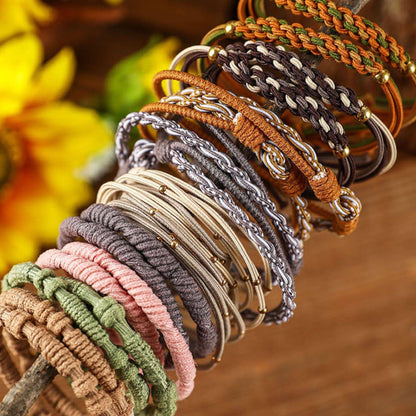 Boho Knotted Hair Ties | 10-piece Set