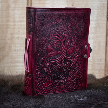 &quot;Tree of Life&quot; Leather Journal-2