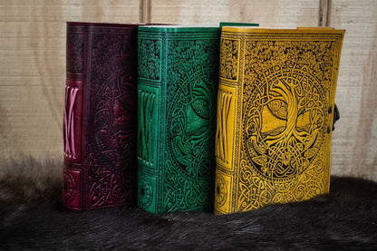 &quot;Tree of Life&quot; Leather Journal-1