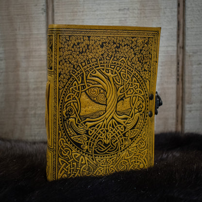 &quot;Tree of Life&quot; Leather Journal-3