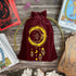 Velvet Tarot Bag Red & Gold-0