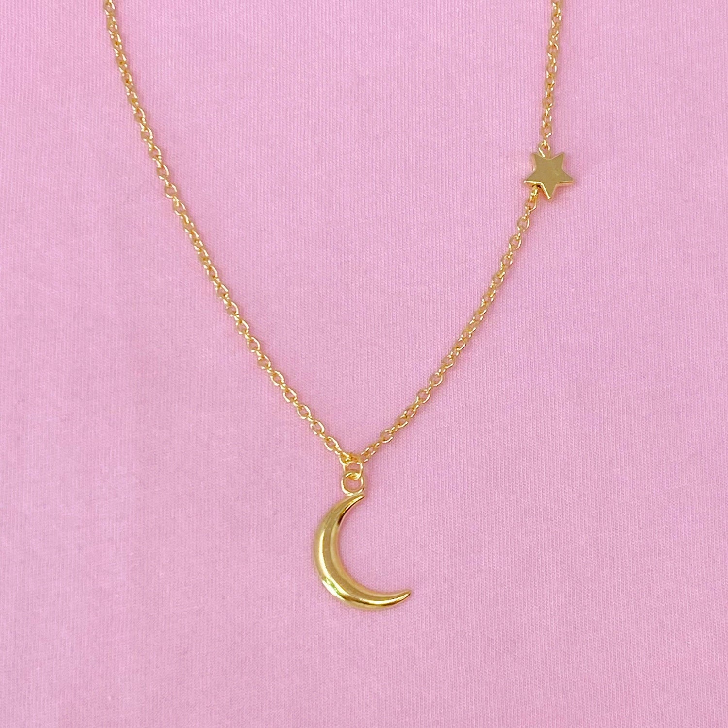 New Moon Necklace | Zinc Alloy