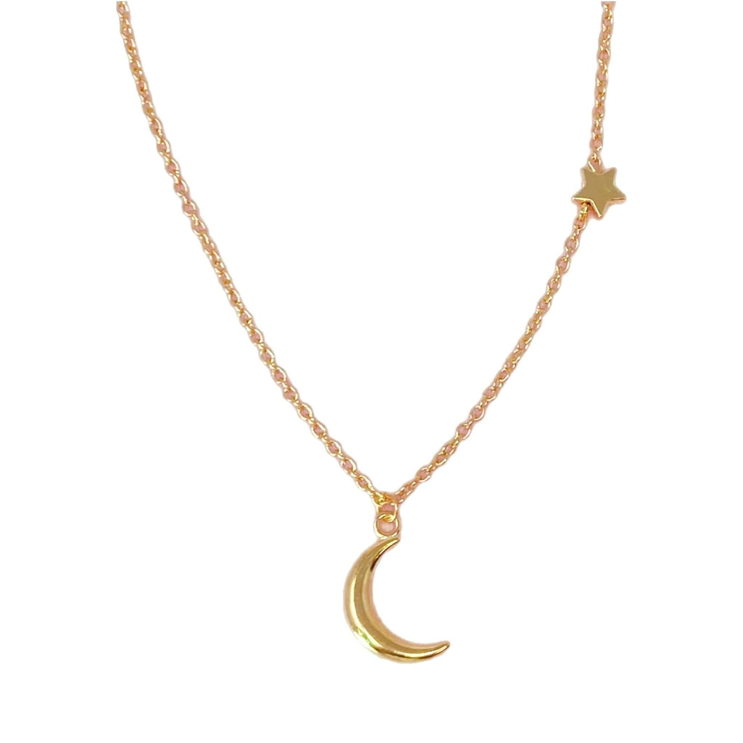 New Moon Necklace | Zinc Alloy