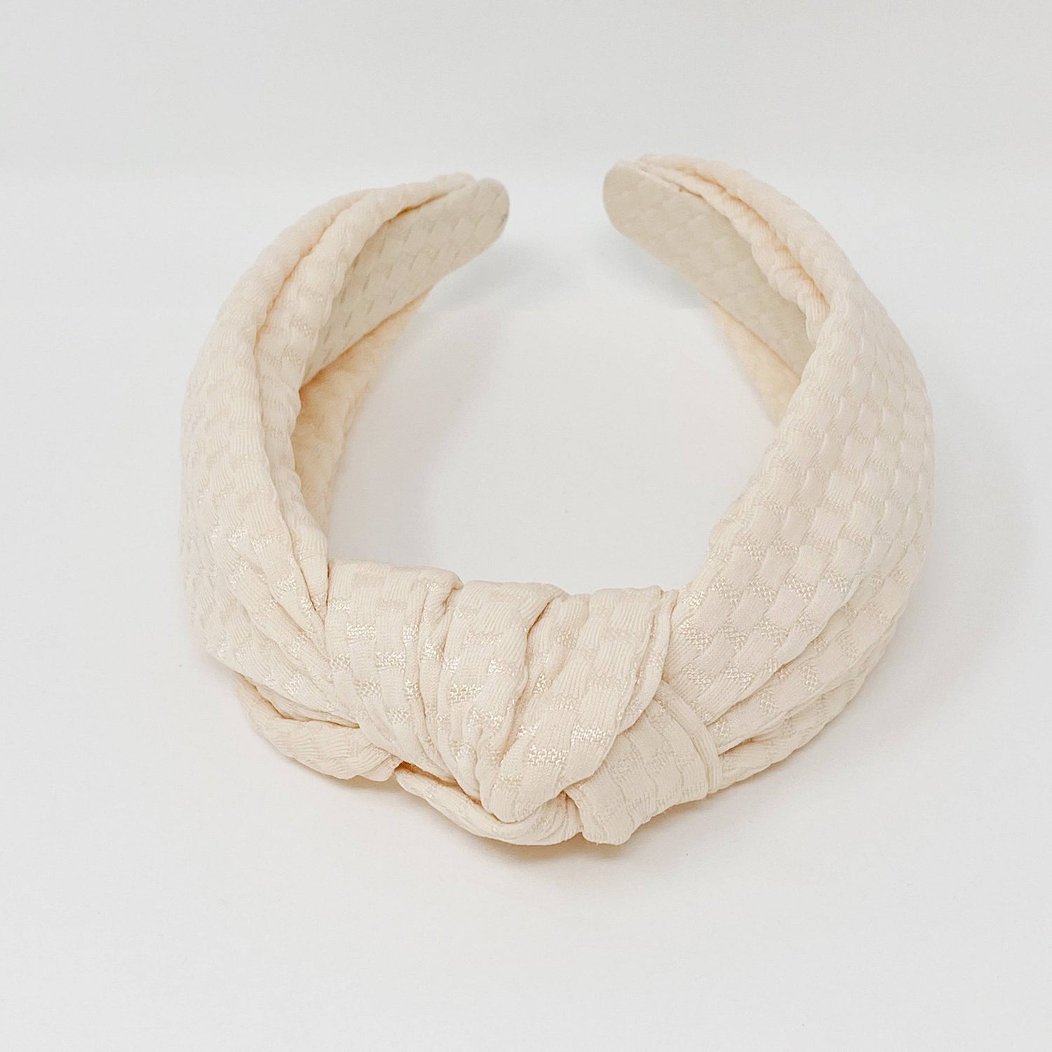 Embossed Charm Headband | Pink or Cream