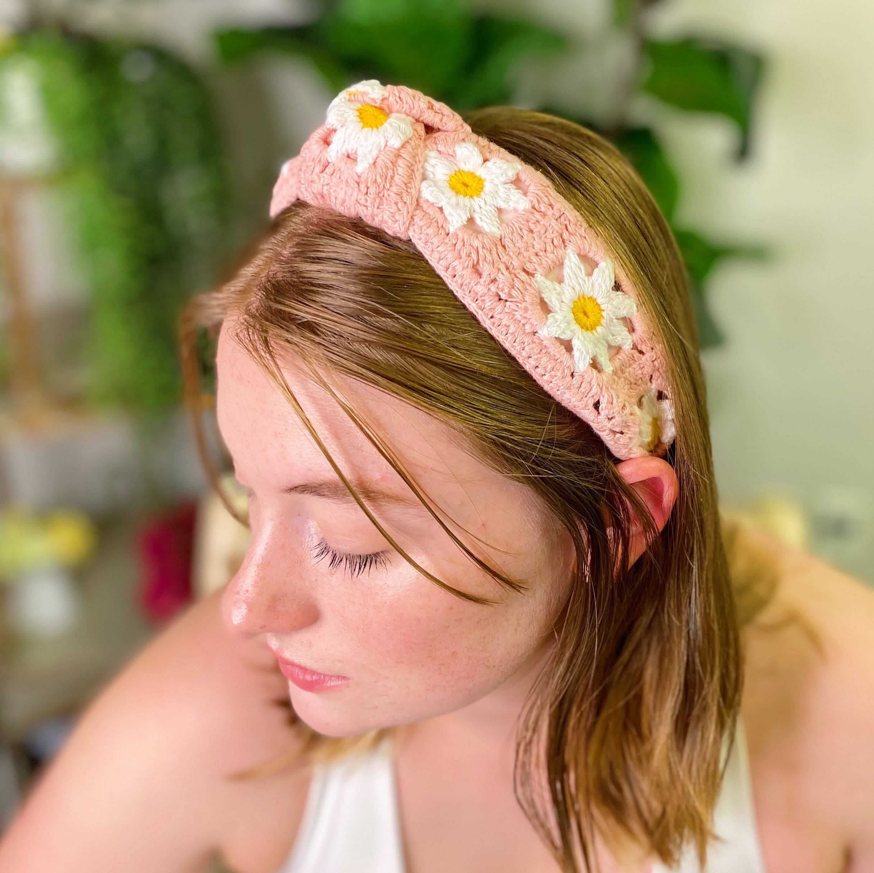 Patchwork Crochet Headband