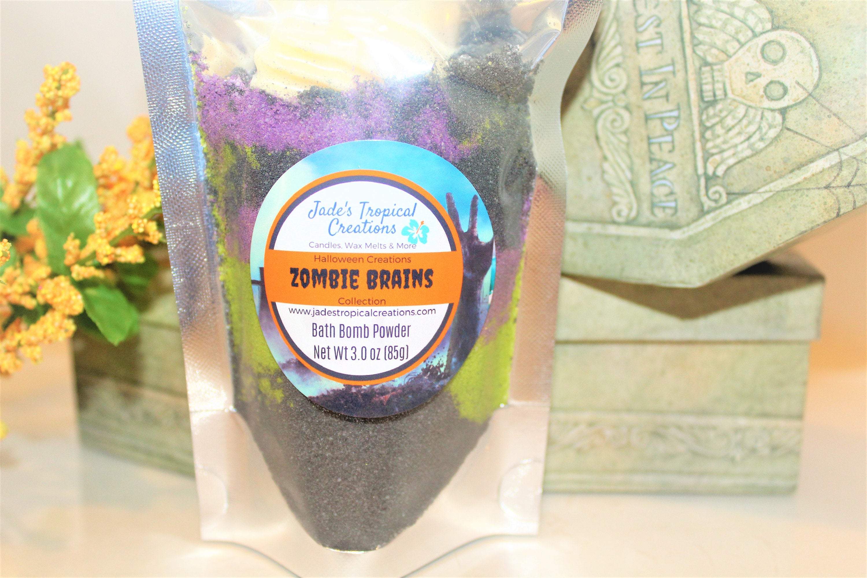 Zombie Brains Bath Bomb Powder - HartCentered