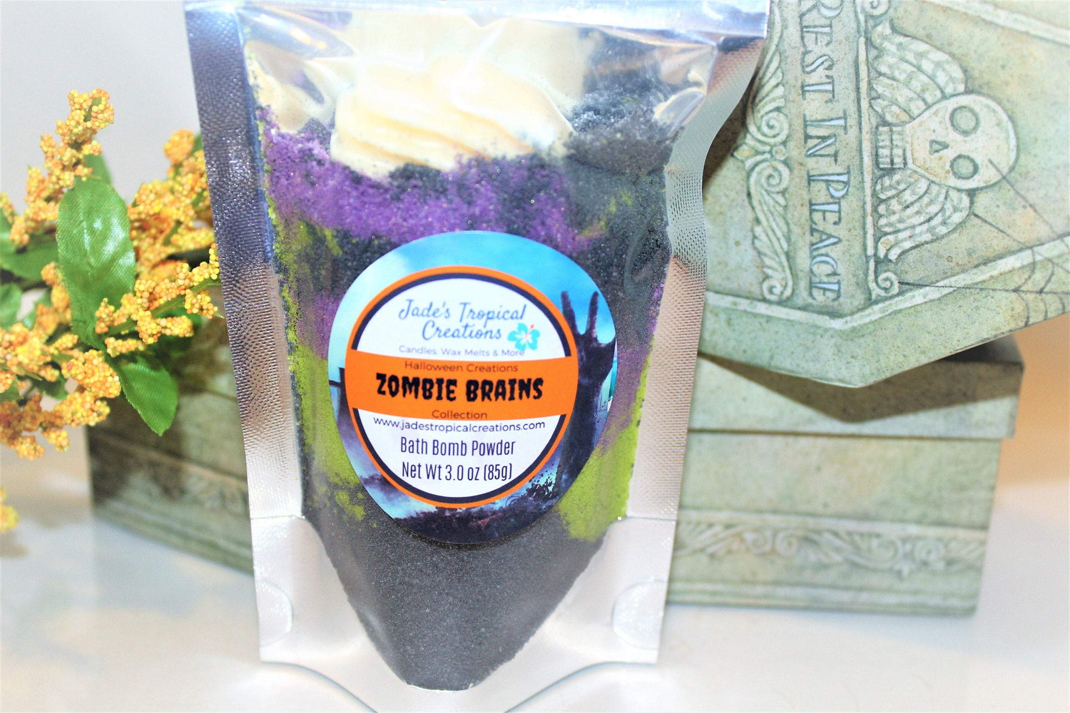 Zombie Brains Bath Bomb Powder - HartCentered