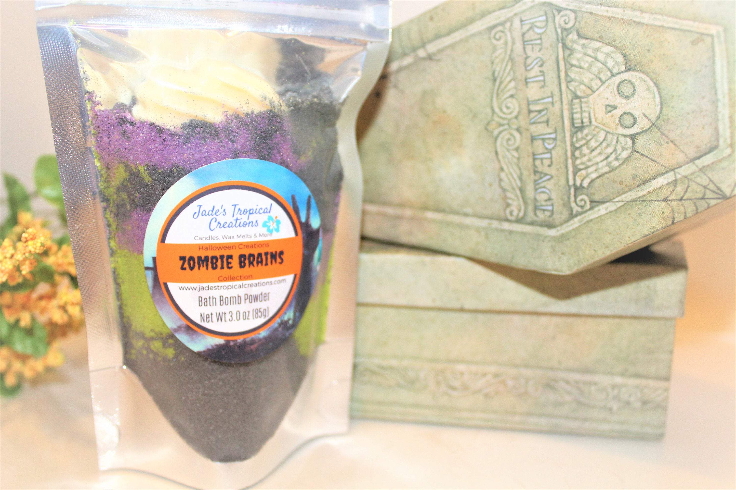 Zombie Brains Bath Bomb Powder - HartCentered