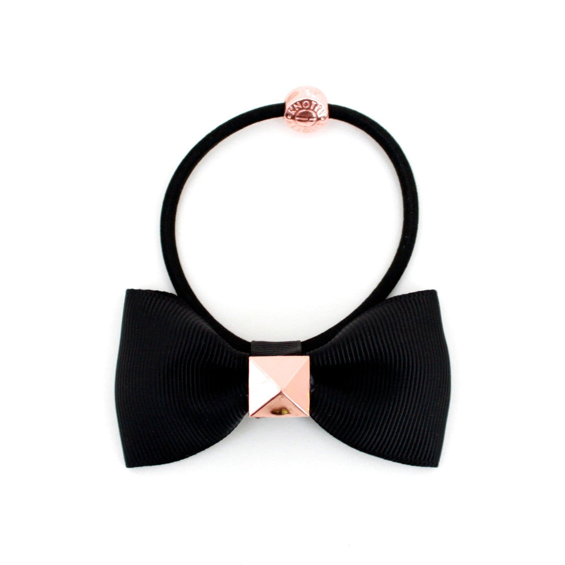 Bow with Rose Gold Pyramid Stud | More Colors Available - HartCentered