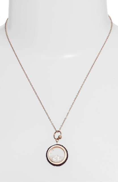 Crystal Vessel Necklace | Rose Gold-Tone Stainless Steel &amp; CZ | More Colors Available - HartCentered