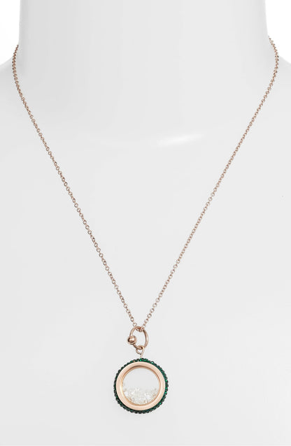 Crystal Vessel Necklace | Rose Gold-Tone Stainless Steel &amp; CZ | More Colors Available - HartCentered