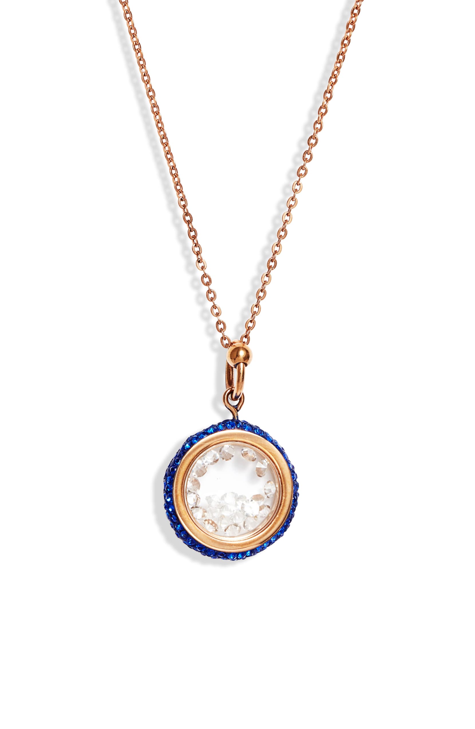 Crystal Vessel Necklace | Rose Gold-Tone Stainless Steel &amp; CZ | More Colors Available - HartCentered