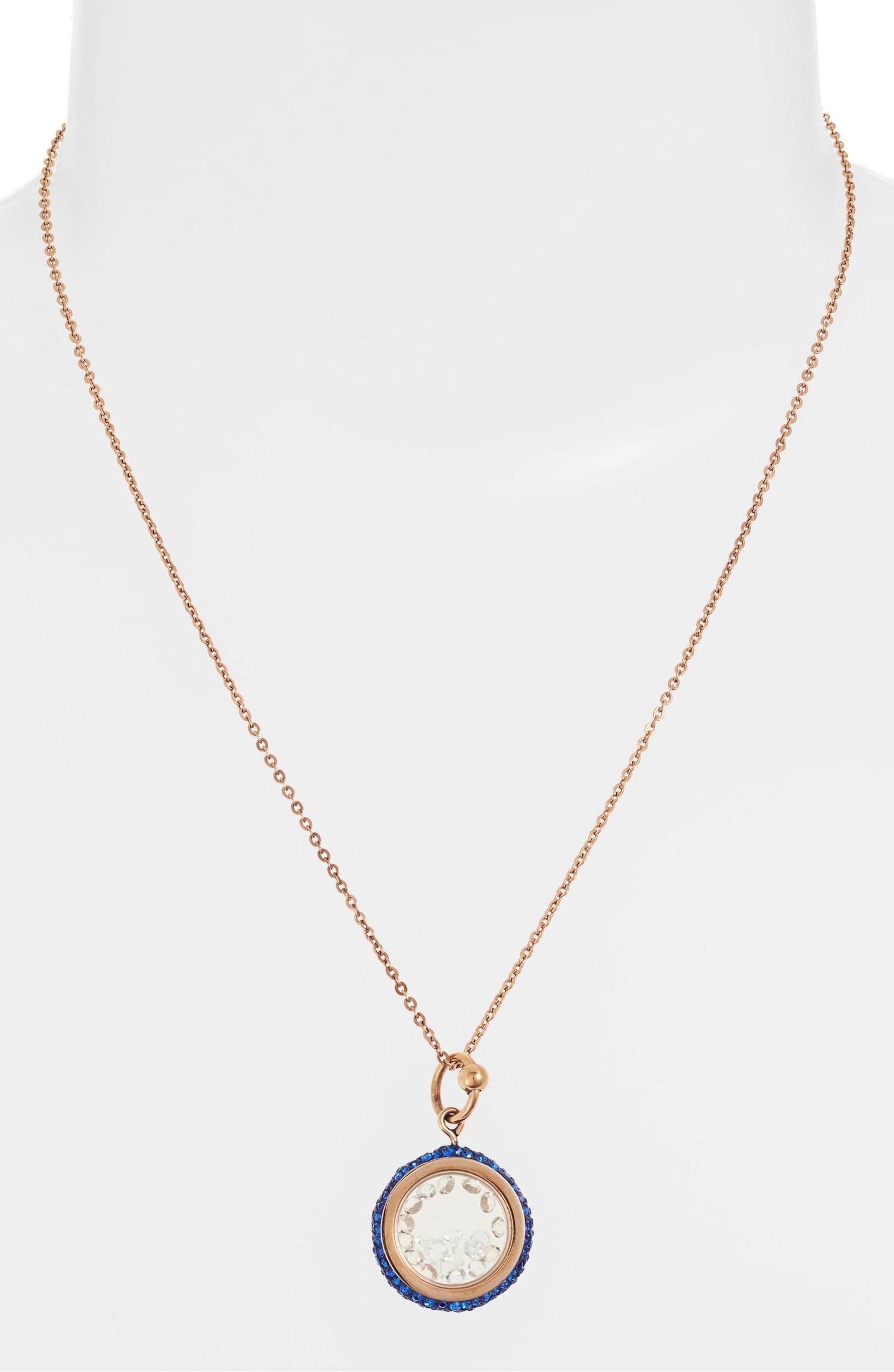 Crystal Vessel Necklace | Rose Gold-Tone Stainless Steel &amp; CZ | More Colors Available - HartCentered