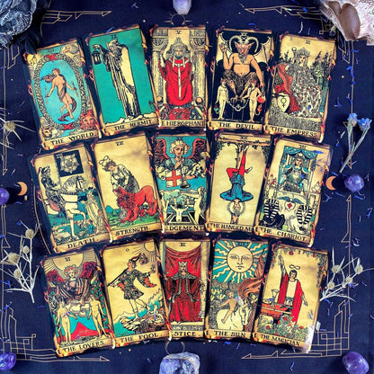 The Rider Waite | Fire | Tarot Deck Set - HartCentered