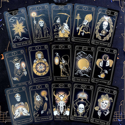 Gold Skull | Tarot Deck Set - HartCentered