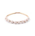 Gold & White Lava Stone | Essential Oil Bracelet - HartCentered