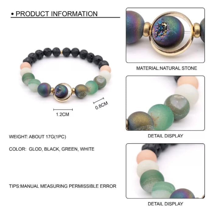 Bohemian Orbital Planet | Essential Oil Bracelet - HartCentered