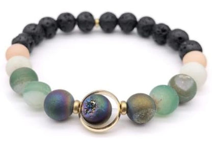 Bohemian Orbital Planet | Essential Oil Bracelet - HartCentered