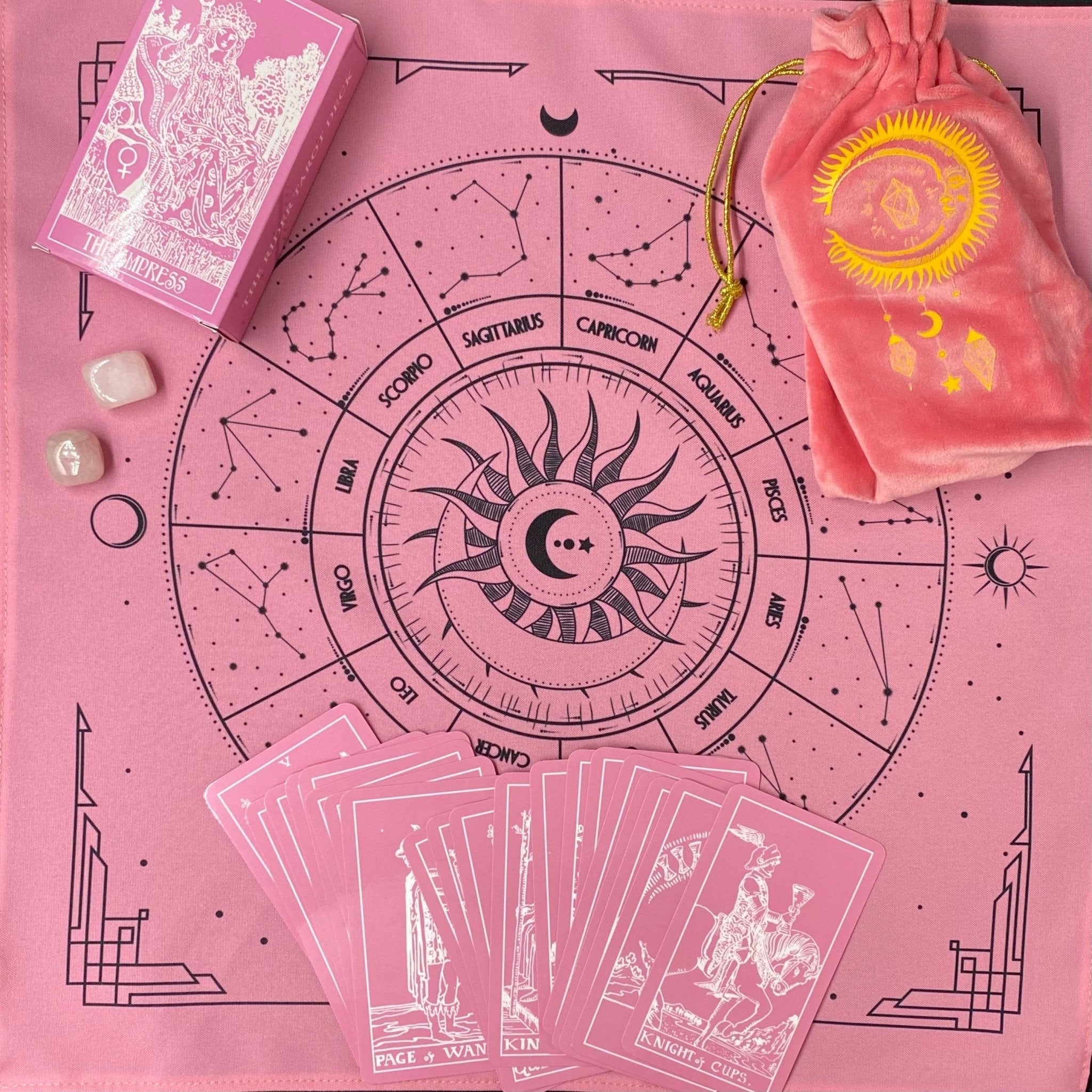 Tarot Cloth | Pink - HartCentered